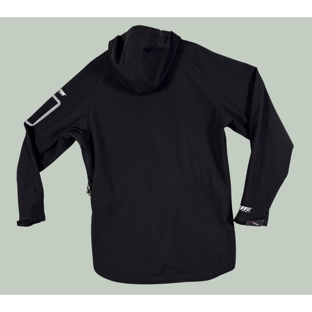 Baffin Polar Proven Mens Black Softshell Fleece Lined Hooded Jacket Large L/G - Picture 2 of 7